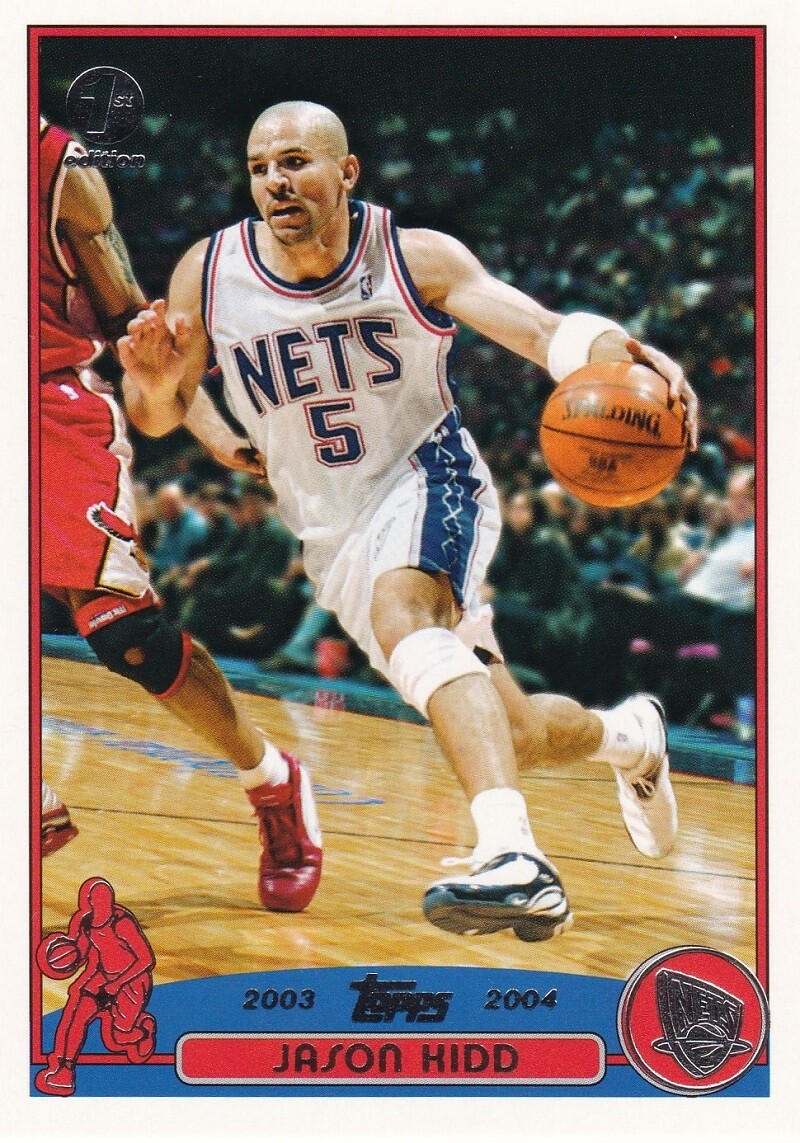 JASON KIDD 2003-04 Topps Basketball # 5 New Jersey Nets 1st