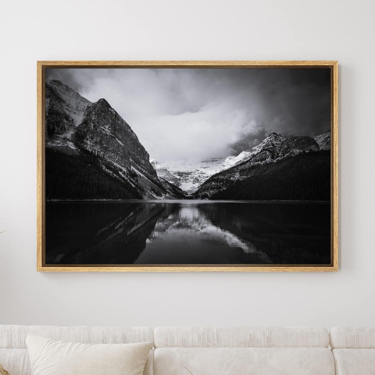 Wall26 Scenic View of Lake Louise in Canada Canvas Print