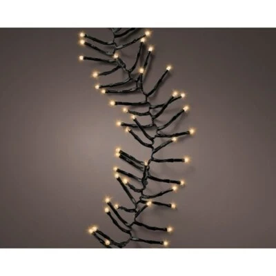Lumineo 497306 Batterie LED Guirlande Durawise Twinkle 200 cm 192 LED, Noir - Photo 1/2