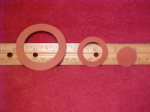 Eagle Gas Can 3Pc.Gasket Set 2.5-1 17/32-1"o.d.