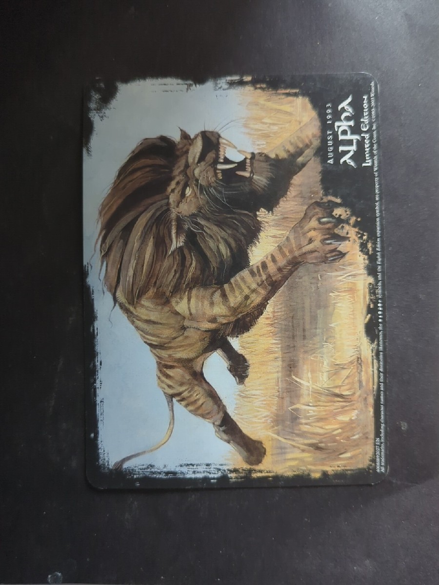 【MTG】Savannah Buy Savannah Lions (8th Edition) Oversize Cards Regular