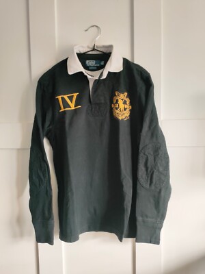 Polo Ralph Lauren Black Watch Rugby Shirt jumper, Large spellout