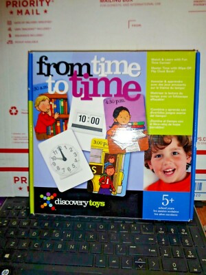 Discovery Toys From Time To Time Clock Telling Time Game Homeschool Educational