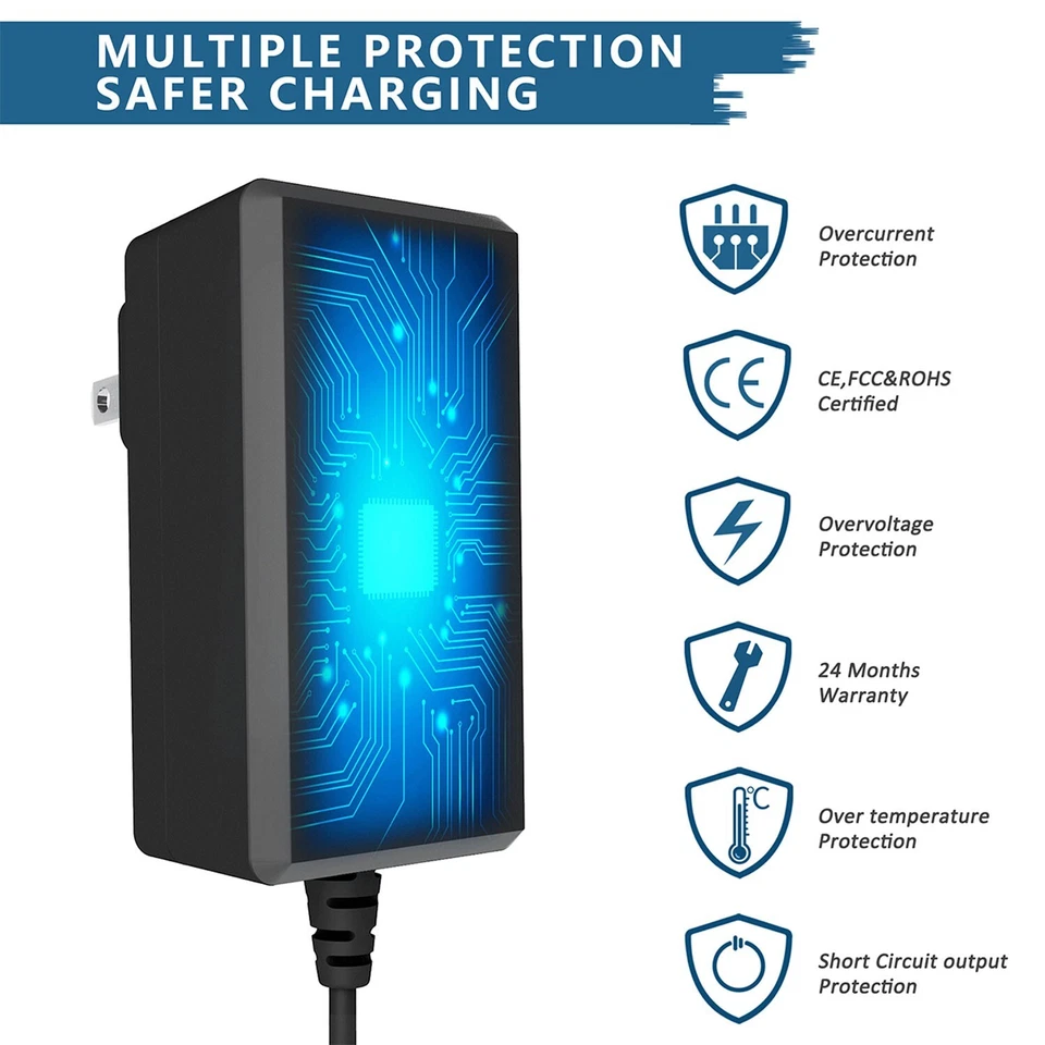 PwrON 18V 1A AC-DC Adapter Charger For Mackie Mix8 Compact 8-channel Mixer Power - Image 2 of 4