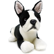 Baxter the Boston Terrier Plush Puppy Dog, Stuffed Animal, Viahart