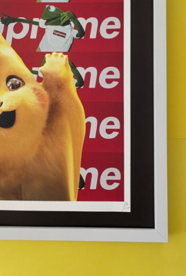 ポケモン　ピカチュウ　DEATH NYC ポスター 現代アート 🔥Death NYC Large Framed 16x20in Pop Art COA Pikachu Pokemon