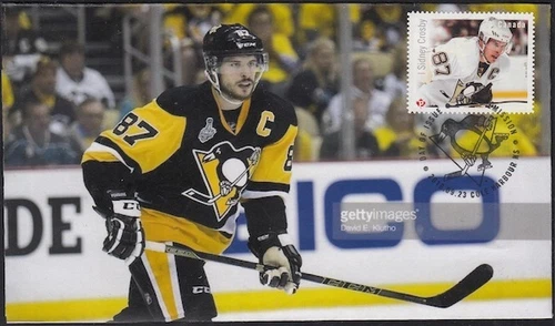 CANADA # 2942.05 - SID CROSBY HOCKEY STAMP on FIRST DAY COVER