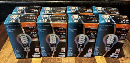 Ecosmart Smart Bulb 1009881235 Set Of 8 Full Color & Shades Of White-image