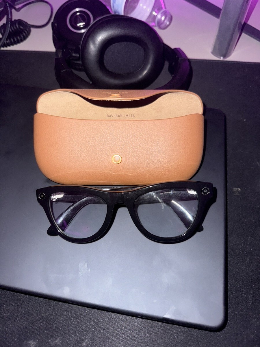 NEW! Ray-Ban Meta Skyler | Shiny Black | Transitions Cerulean Blue