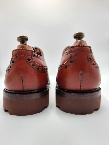 RESOLED Vintage Edward Green 58 Último Bronceado Calzado Vagabundo Reino Unido 7 7,5 UE 41 EE. UU. 8 - Imagen 13 de 17
