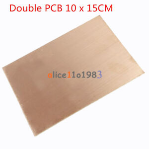 1/2/5/10PCS 10*15CM FR4 1.5MM Thickness Single PCB Copper Clad Laminate Board