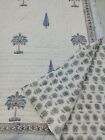 Indian Hand Block Print Reversible Quilt Blanket Cotton Queen Bedspread Throw