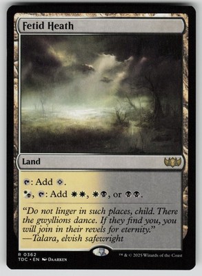 Fetid Heath Normal R Commander: Tarkir: Dragonstorm 362 NM