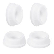 White Plug Holes Rubber Button Plug for 38mm / 1.5" Hole,4Pcs