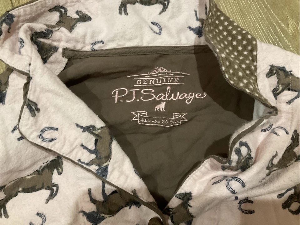 Camisa com estampa de cavalo PJ Salvage / Pjs bom estado - Imagem 2 de 4