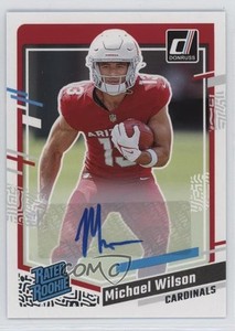 2023 Panini Donruss Rated Rookie Auto Michael Wilson #303 Rookie Auto RC
