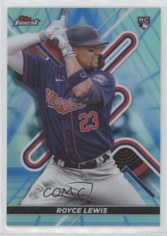 2022 Topps Finest Blue/Aqua Vapor Refractor 212/250 Royce Lewis #87 16rl