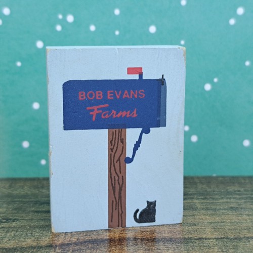 Cat’s Meow Bob Evans Farm Mail Box Symbol For The Sausage Plant Shelf Sitter - 第 1/7 張圖片