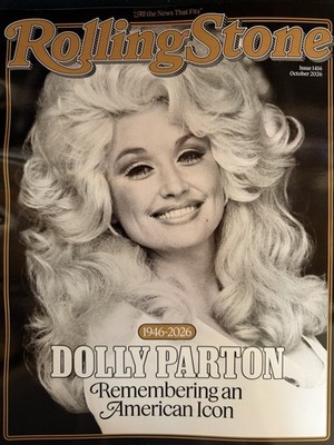 GEESE - ROLLING STONE MAGAZINE - October 2026 IN STOCK  REMEMBERING DOLLY PARTON
