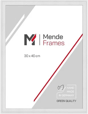 MendeFrames Bilderrahmen H320 Klassisch 20x20 cm weiß Kunstglas - Bild 1 von 3