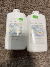 Alyssa Ashley ENGLISH WATERLILYS Ultra FreshTalc 6.5 oz NEW OLD STOCK Lot Of 2