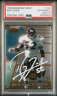 RAY LEWIS SIGNED AUTOGRAPH 1996 BOWMAN'S BEST ROOKIE CARD #164 PSA/DNA AUTO 9