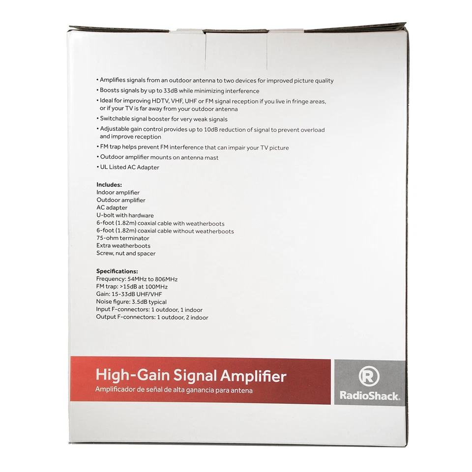 RadioShack Antenna-Mounted High-Gain Signal Amplifier - Image 3 of 4