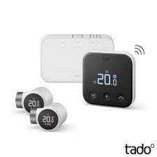 Tado Wireless Smart Thermostat Multi Room Starter Kit & 2x Smart Thermostatic