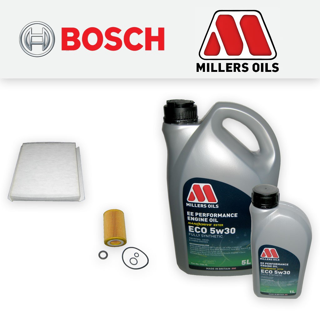 SERVICE KIT for HONDA CIVIC VIII 2.2 CTDI -DPF OIL CABIN FILTER +OIL (2005-2011)