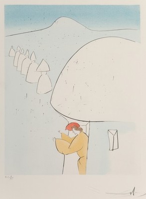 Salvador Dali (1904-1989). Rokujiso, aus japanischen Märchen, 1976 A1-A4 Poste