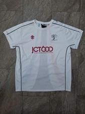 Yorkshire County Cricket Club XL Gray Nicholls White Training Shirt
