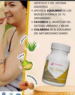 #ad #ad Ismerely My suker caps Pack 1 60 capsulas higado pancrea vesicula $35.00