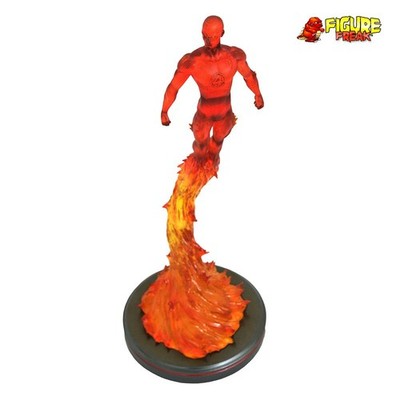 Diamond Select Toys Marvel Premier Collection Comic Human Torch Statue