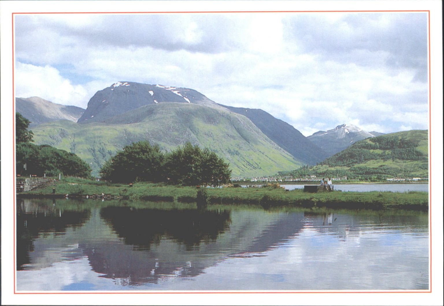 Ben Nevis from Corpach Scotland Postcard J Arthur Dixon Scenic View 2005