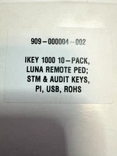 iKey 1000 10-Pack Luna Remote PED STM & Audit Keys PI USB ROHS NEW