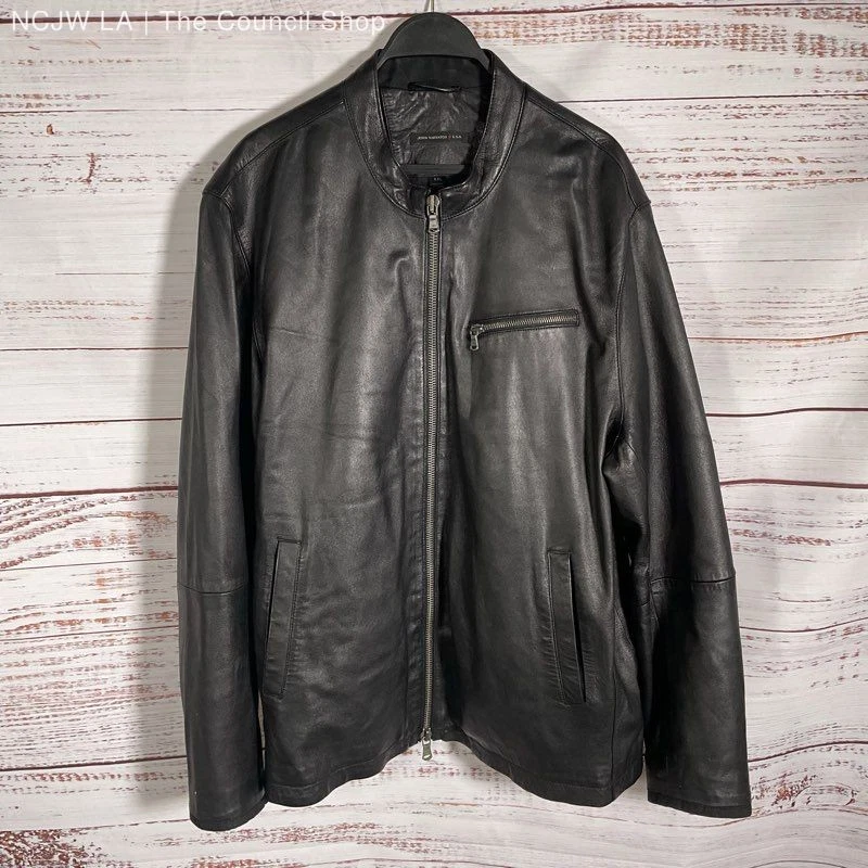 JOHN VARVATOS - Men\'s Leather Jacket  - XXL 2XL Men main image 3