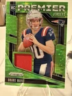 2024 Panini Prizm - Premier Jerseys Drake Maye Neon Green Pulsar Prizm (MEM, RC)