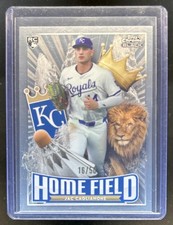 2026 Topps Chrome Black Jac Caglianone Home Field #/50 Royals