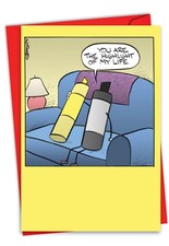 1 Funny Valentine's Day Greeting Card w/Envelope - Highlight Of My Life