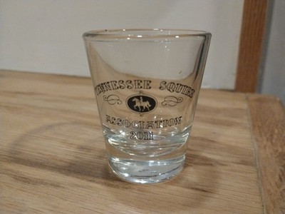 Jack Daniels Tennessee Squire Association 2014 Shot Glass TN Whiskey Distillery