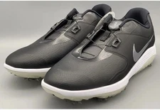 Nike Vapor Pro Boa Lace System Golf Cleats Shoes  Black AQ1789-001 Male 12 Wide