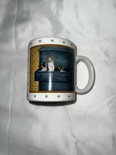 Cat Mug by Lowell Herrero Vintage 1988 Vandor  "Dresser Cats"