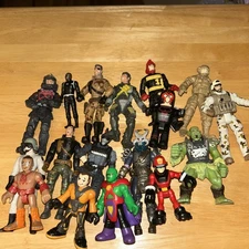 Lot of 17 Military Chap Mei Lanard Imaginext The Corps And More Action Figures