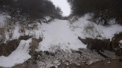 Foto 6x4 Strandzugang Weg, Longniddry Nr.1 Die Flut kommt nicht th c2018