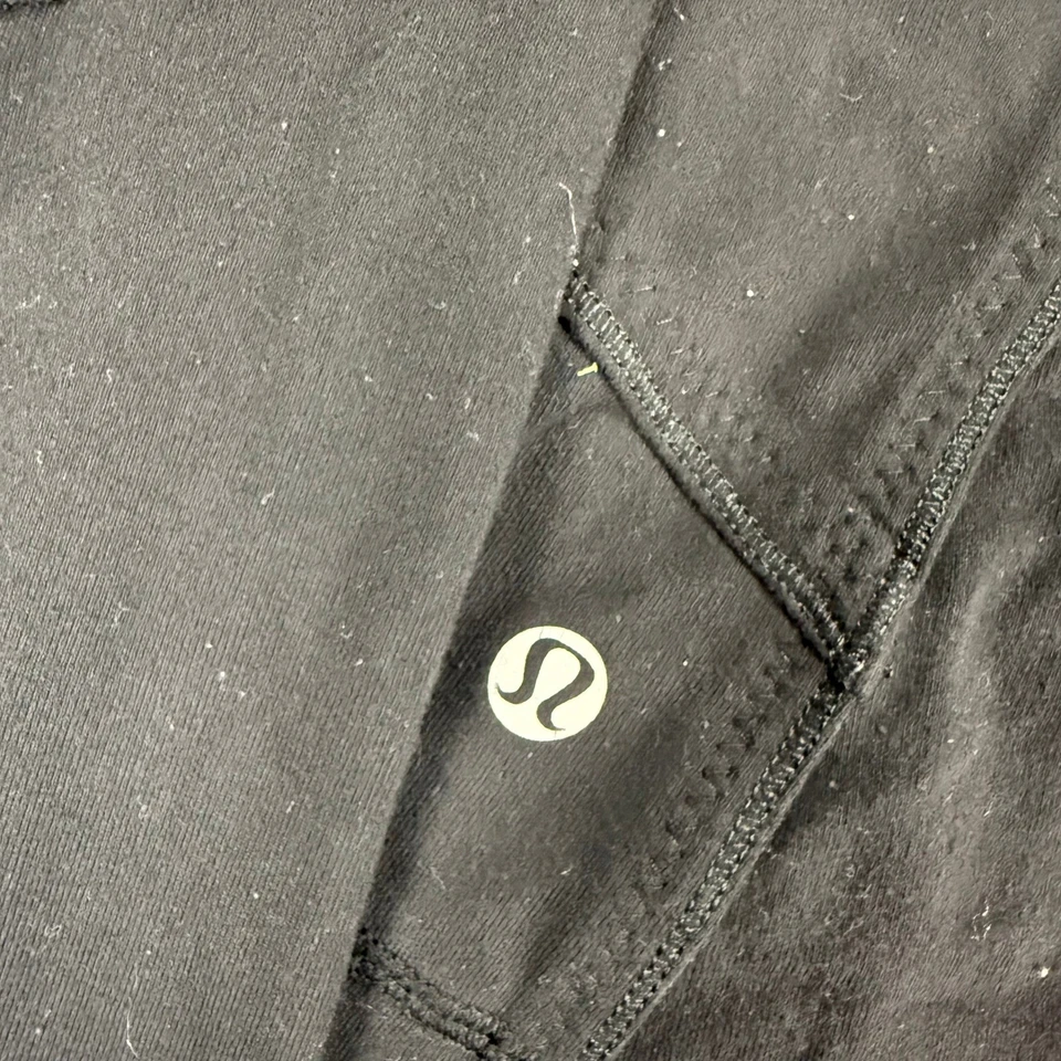 Lululemon Define Black Full Zip Jacket Size 8 Track BBL Thumbholes Yoga Slim - Image 2 of 4