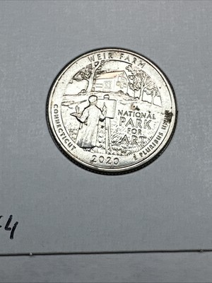 2020 W Weir Farm West Point Quarter V75 Only 2000000 Minted | eBay