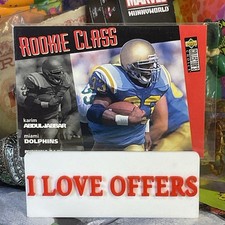 1996 UD Collector's Choice Football Card #33 Karim Abdul-Jabbar Rookie C STORE. rookie card picture