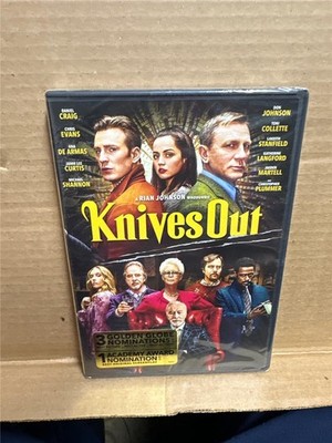 Knives Out (DVD, 2019)  Daniel Craig, Chris Evans, Jamie Lee Curtis  NEW Sealed