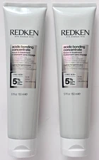 Redken Acidic Bonding Concentrate Leave-In Conditioner Treatment Set Of 2x -NEW!