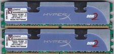 2GB 2x1GB KINGSTON HyperX KHX6400D2K2/2GR DDR2-800 PC2-6400 RAM MEMORY KIT 2.0V